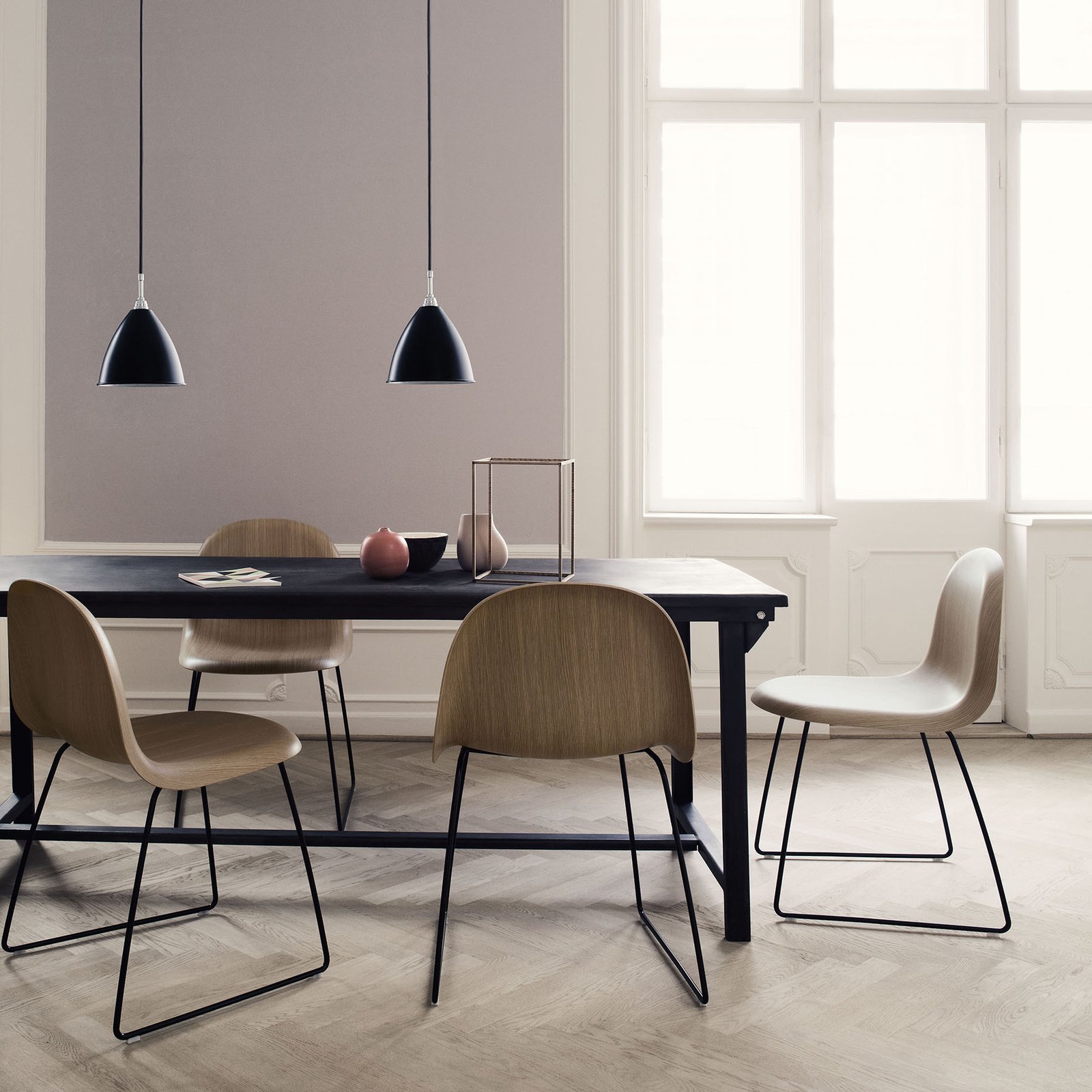 Bestlite BL9 Pendant ø16 Chrome/Black - GUBI