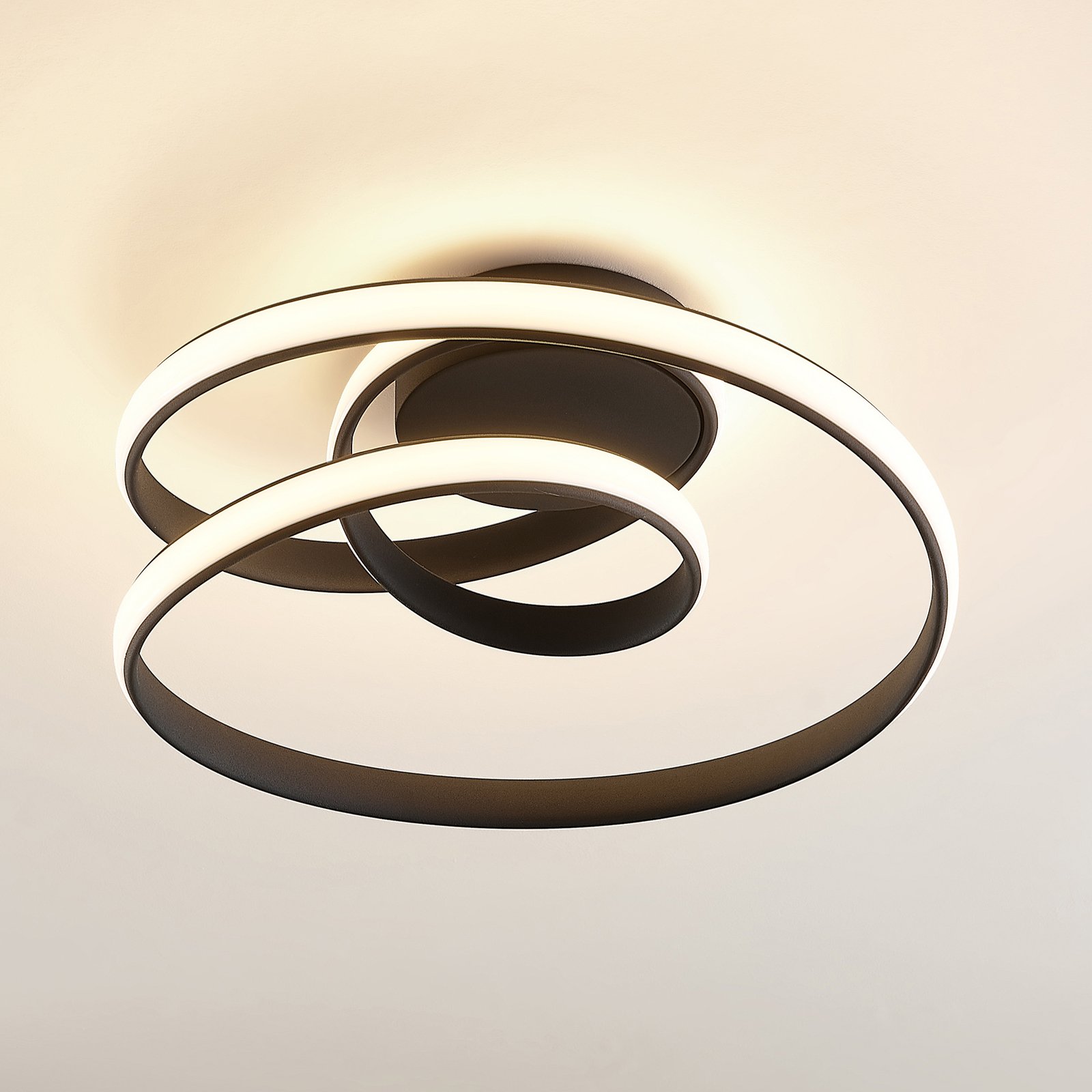 Sakina LED Lámpara de Techo Black - Lucande