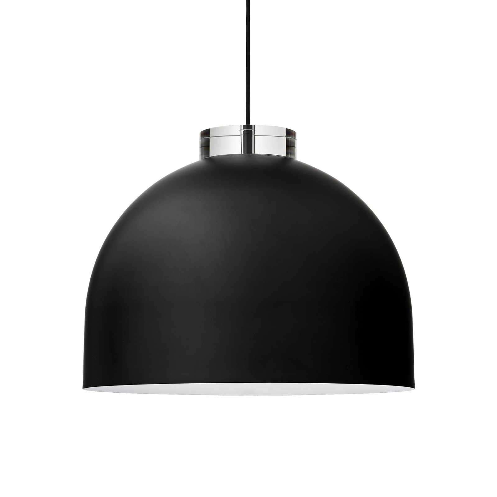 Hanglamp AYTM Luceo, rond, zwart, Ø 45 cm