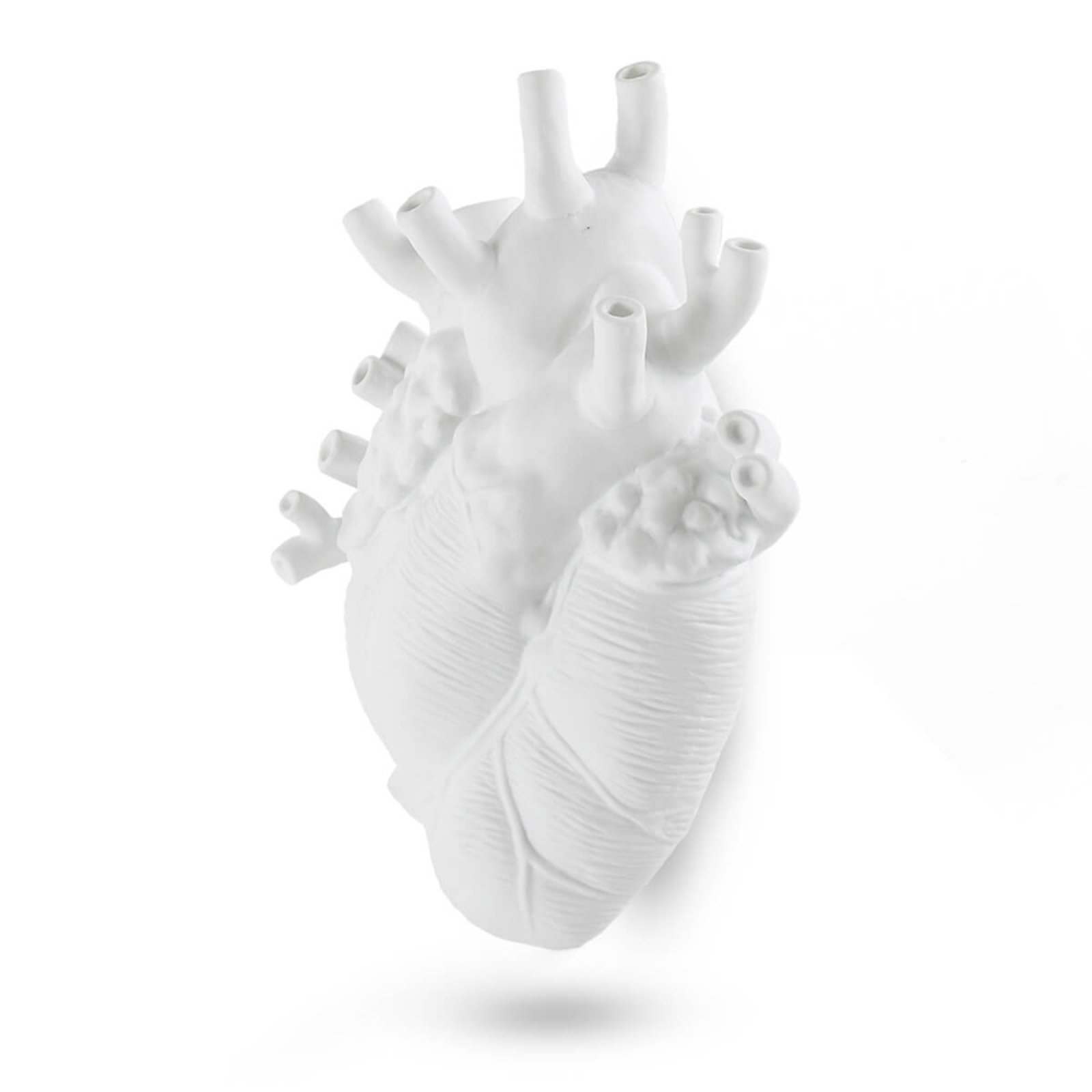 Love In Bloom Giant Resin Heart Vase Weiß - Seletti
