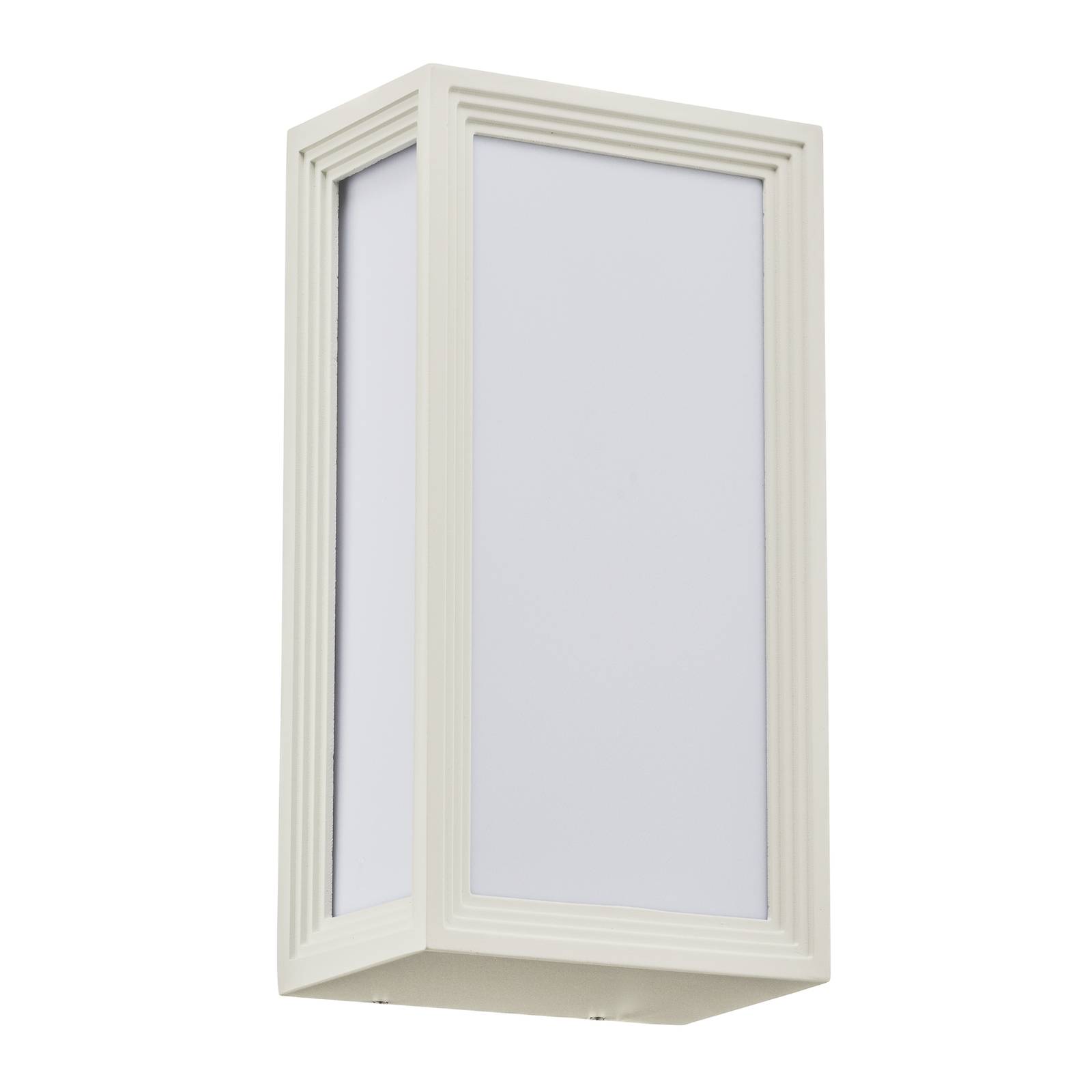 Trio Lighting Timok LED outdoor wall light, white, aluminium, plastic, E27, 5 W, W: 15 cm, H: 28.5 cm
