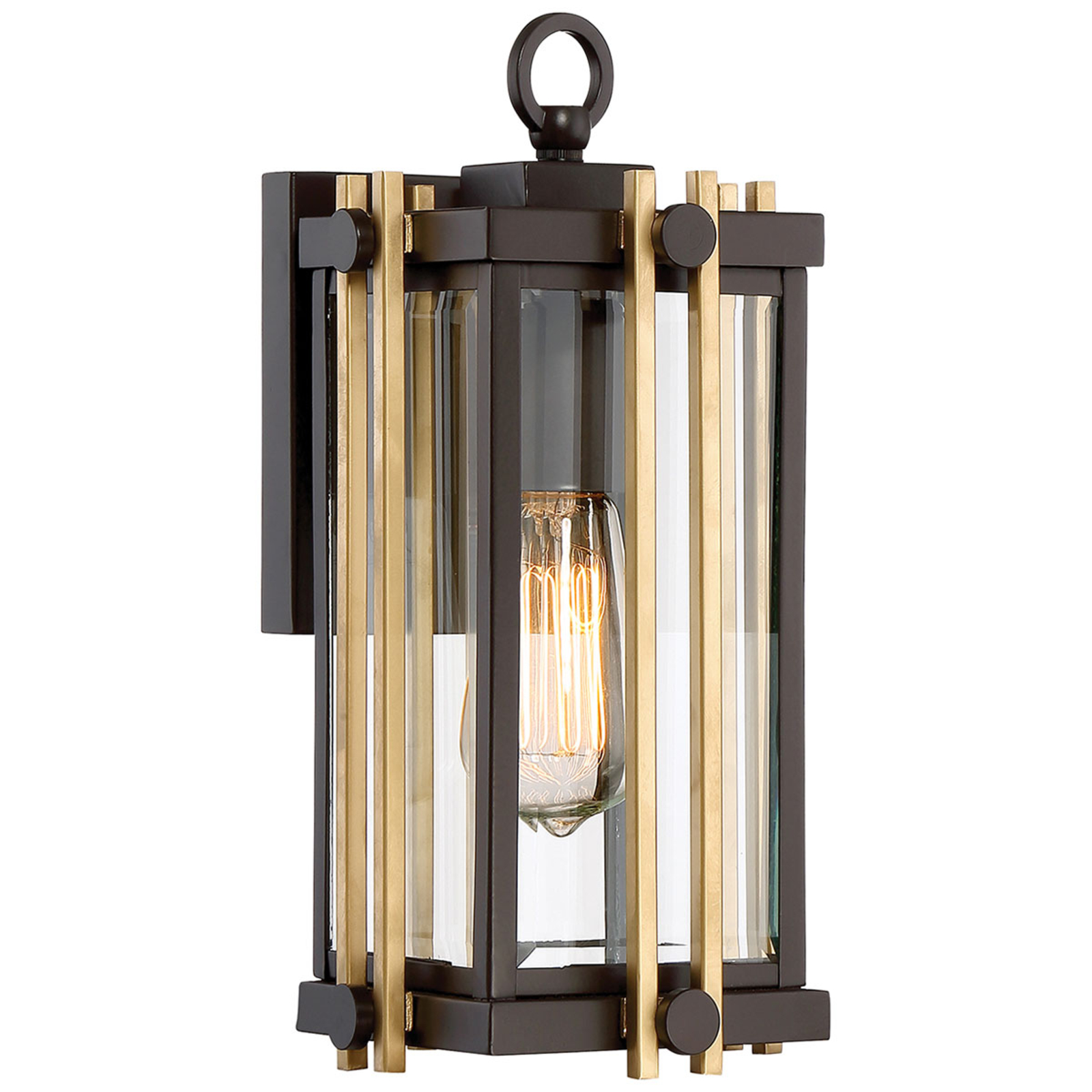 Goldenrod small outdoor wall light 32.4 cm