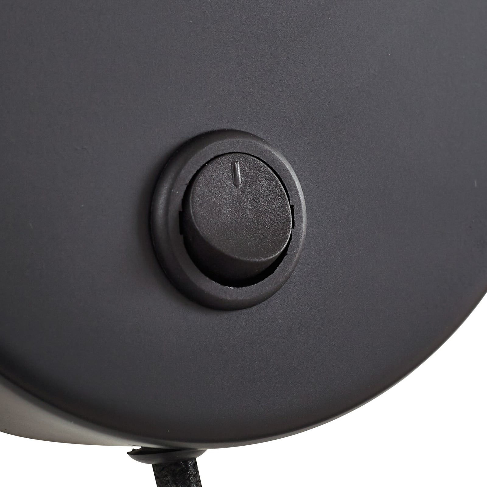 Oura væglampe, sort, stik, justerbar, jern - Nola