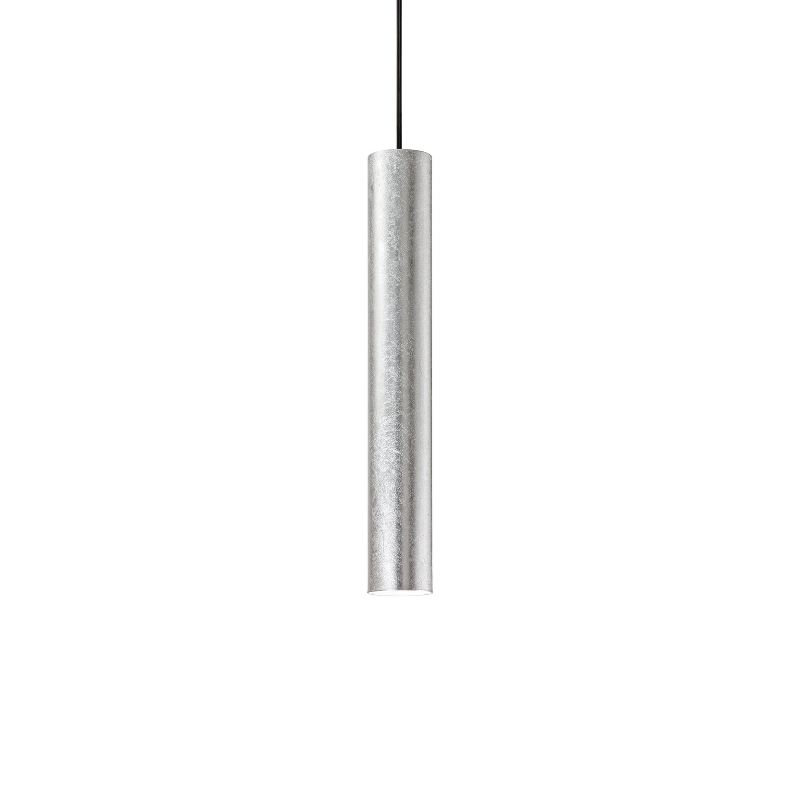Lámpara colgante Ideal Lux Look, color plateado, Ø 6 cm, metal