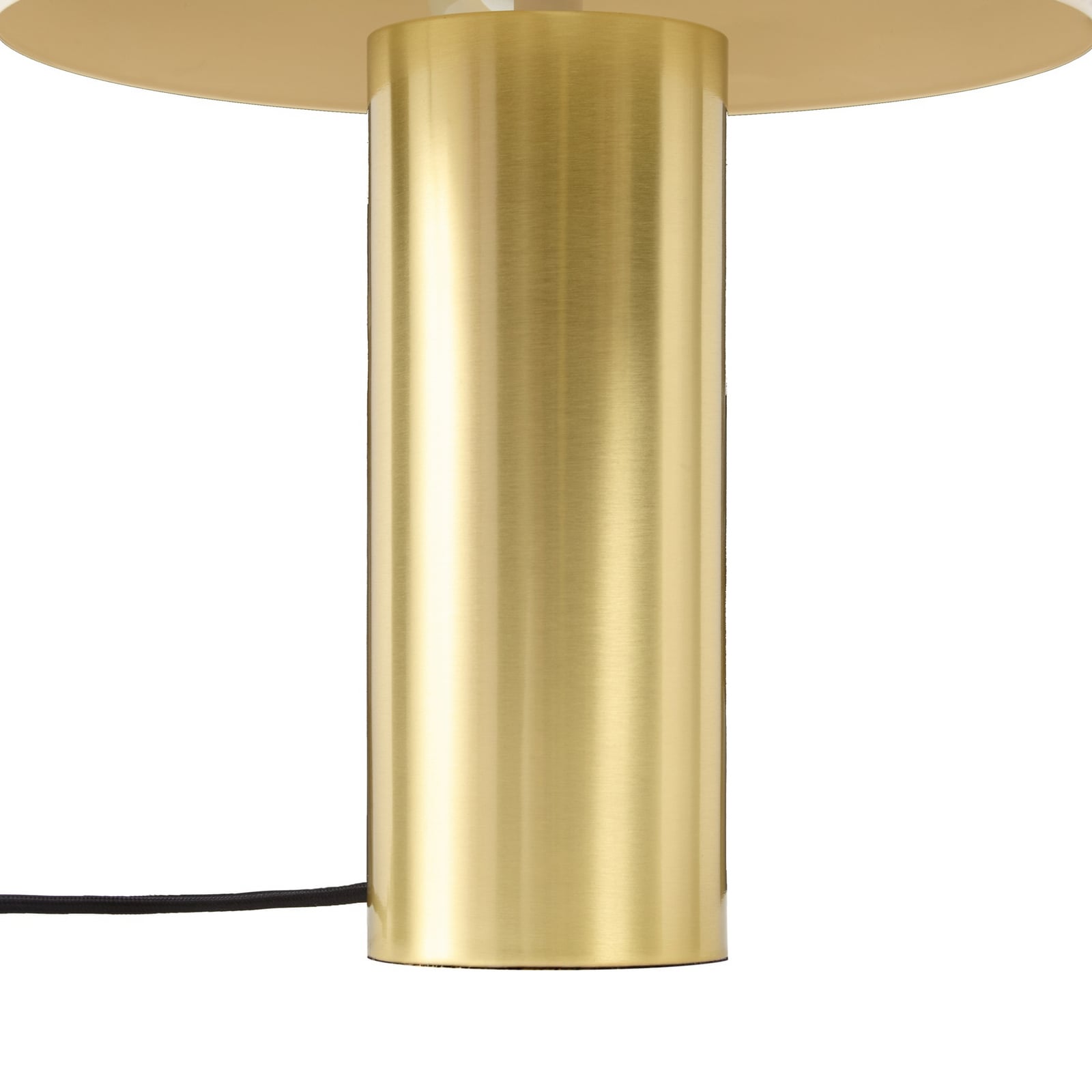 Bordlampe, 33 cm, messing/beige, 2 x E14, metall – Nola Bordlampe, 33 cm, messing/beige, 2 x E14, metall – Nola