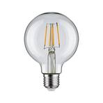 Lâmpada LED de incandescência G80 E27 4,8 W transparente 2.700 K