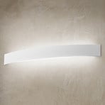 Curved Curve LED wall light in white