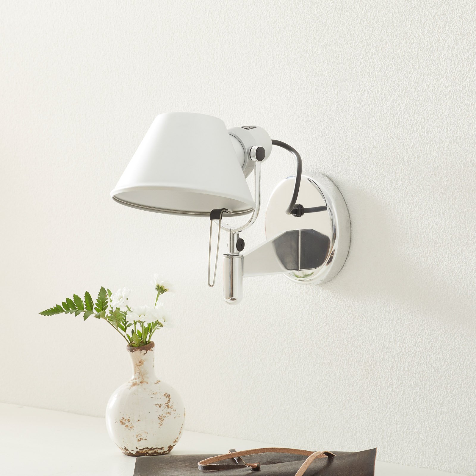 Tolomeo Faretto E27 Wall Lamp w/Switch - Artemide
