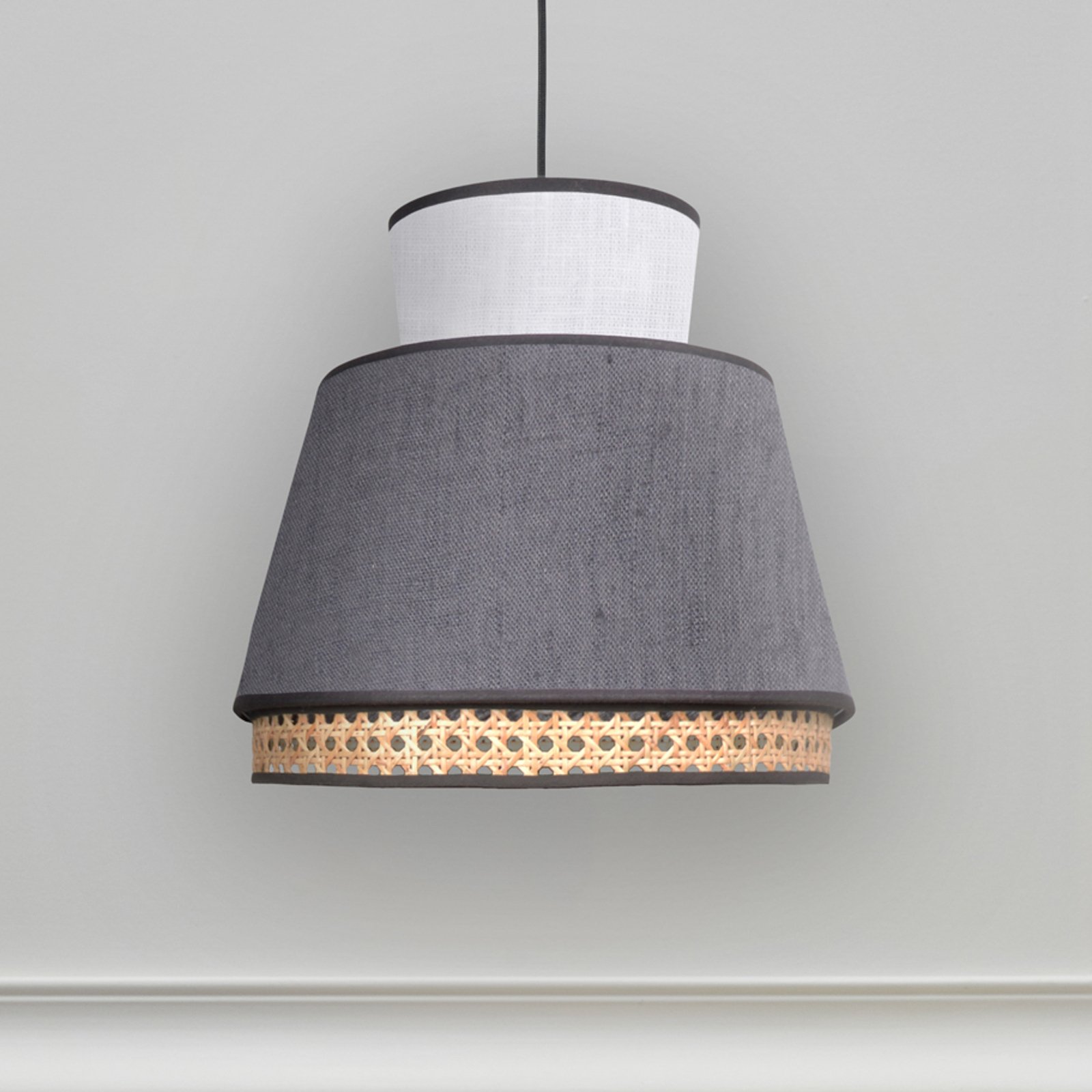 Singapour XM Hängelampe anthrazit/weiß - MARKET SET Singapour XM Hängelampe anthrazit/weiß - MARKET SET