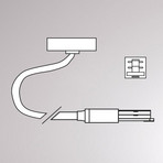 Volare end power feed, cable 2m, canopy