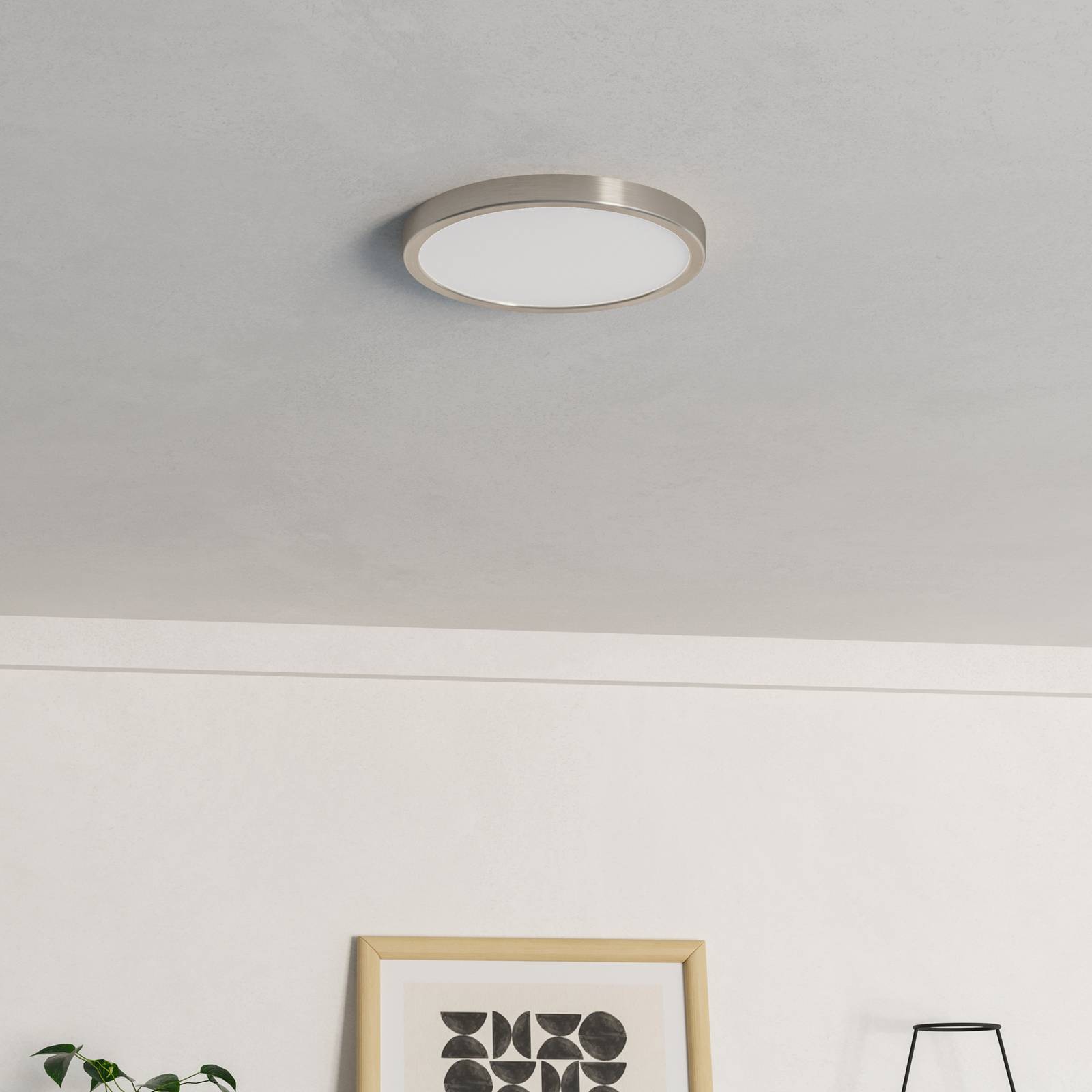  Eglo Connect Eglo Connect Smart Led Surface-mounted Light Fueva 6-z, Grey, ø 27 Cm 
