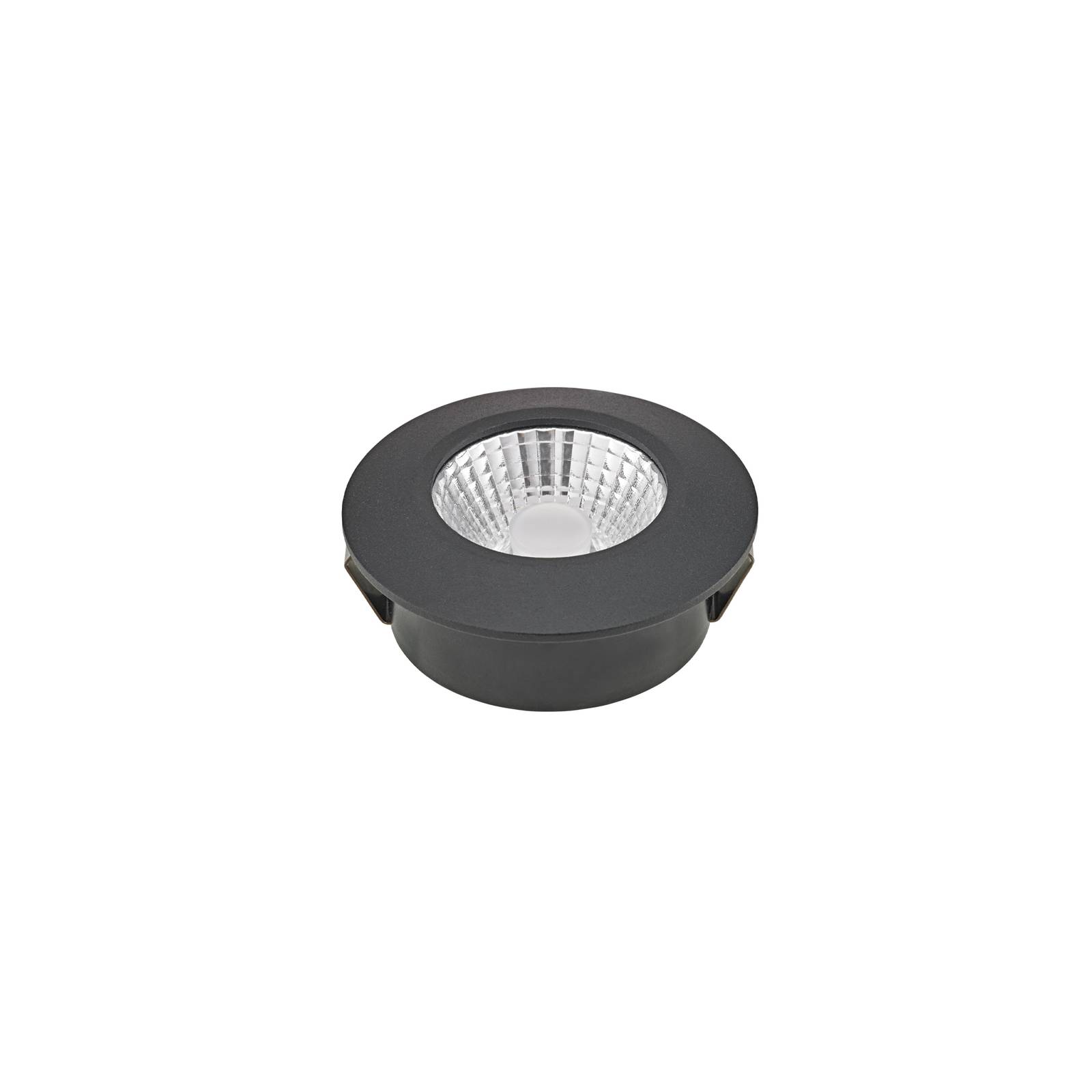 Levně LED bodový podhled Diled, Ø 6,7 cm, Dim-To-Warm, černý