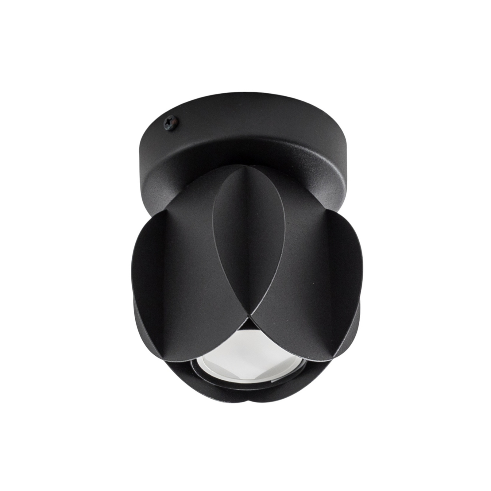 GAMBIT downlight, black, Ø 10 cm, metal, GU10 LED GAMBIT downlight, black, Ø 10 cm, metal, GU10 LED