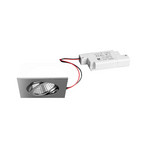 BRUMBERG LED-Einbaustrahler IP65 eckig dimmbar