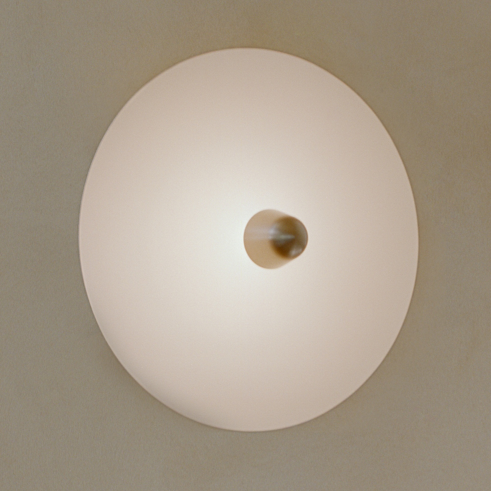 Kinkiet LED New Works „Kantarell”, nikiel/biały, Ø 55 cm Kinkiet LED New Works „Kantarell”, nikiel/biały, Ø 55 cm