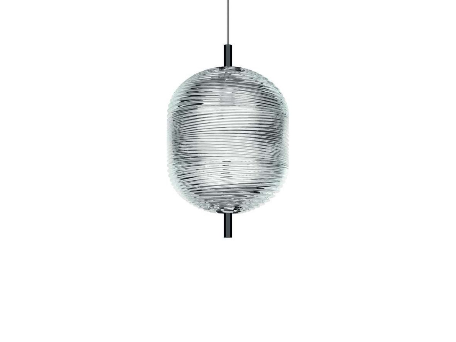 Jefferson Small Lámpara Colgante 10m 2700K Crystal/Black Chrome - Lodes