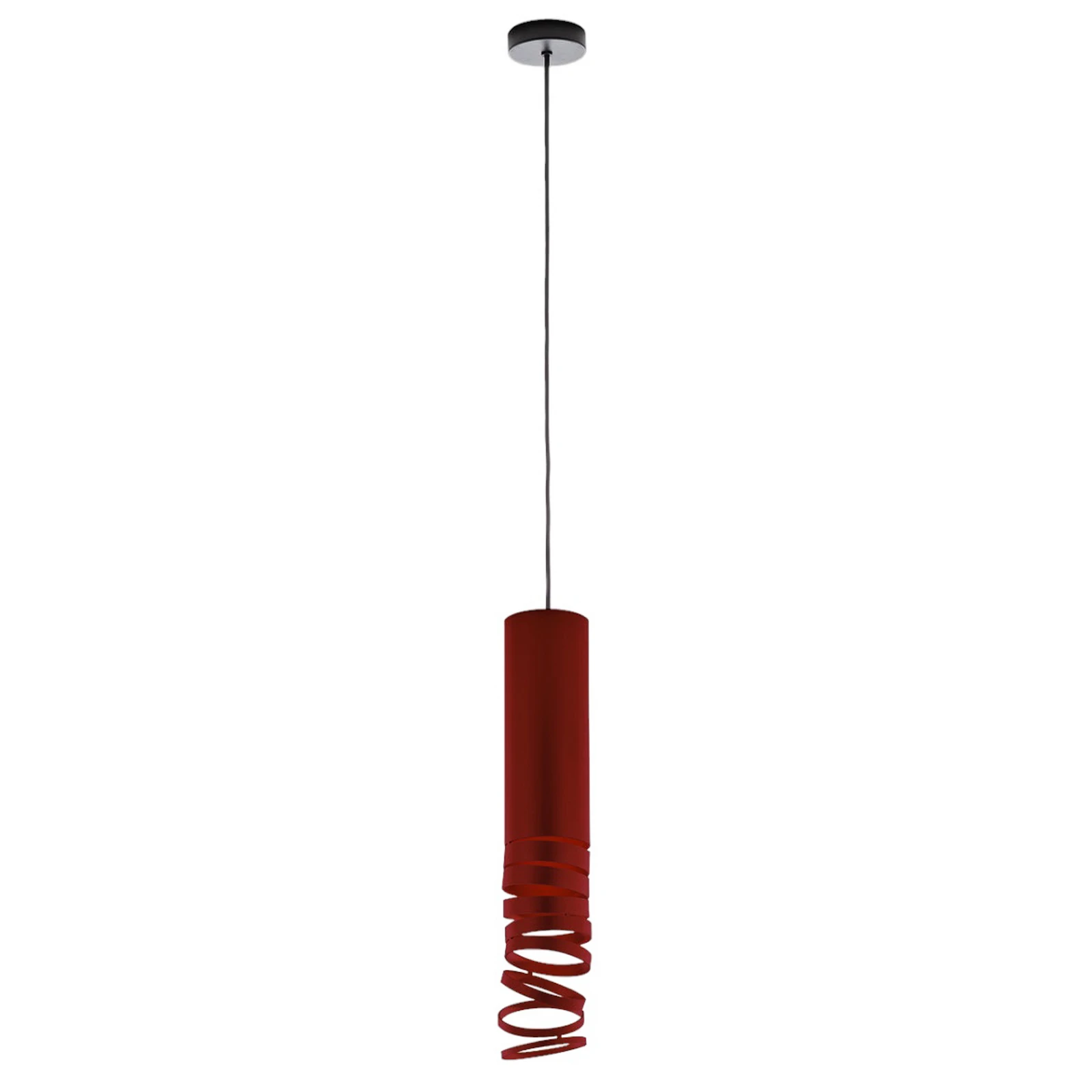 Artemide Decomposé pendant light, red