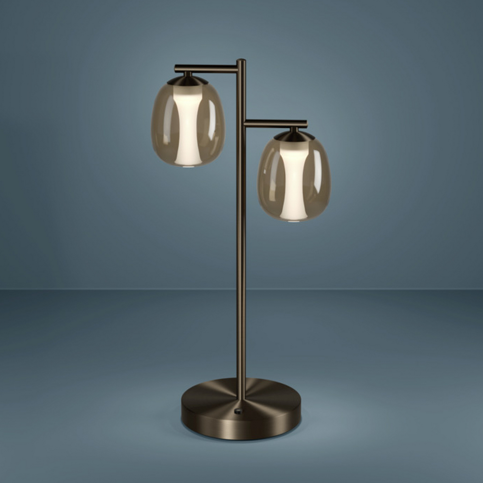 Lámpara de mesa LED Stars of Light FERRO, color bronce/marrón, 45 cm, 2 Lámpara de mesa LED Stars of Light FERRO, color bronce/marrón, 45 cm, 2