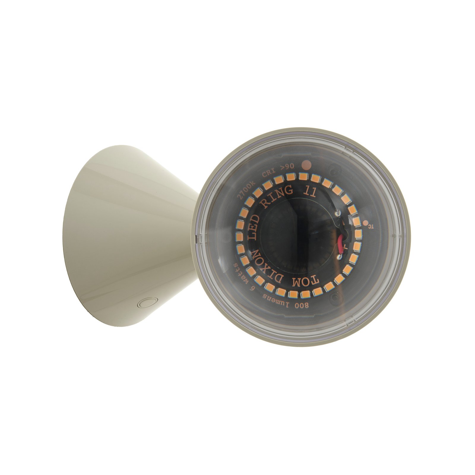 Pose LED-væglampe grå-beige 21 cm plast - Tom Dixon Pose LED-væglampe grå-beige 21 cm plast - Tom Dixon