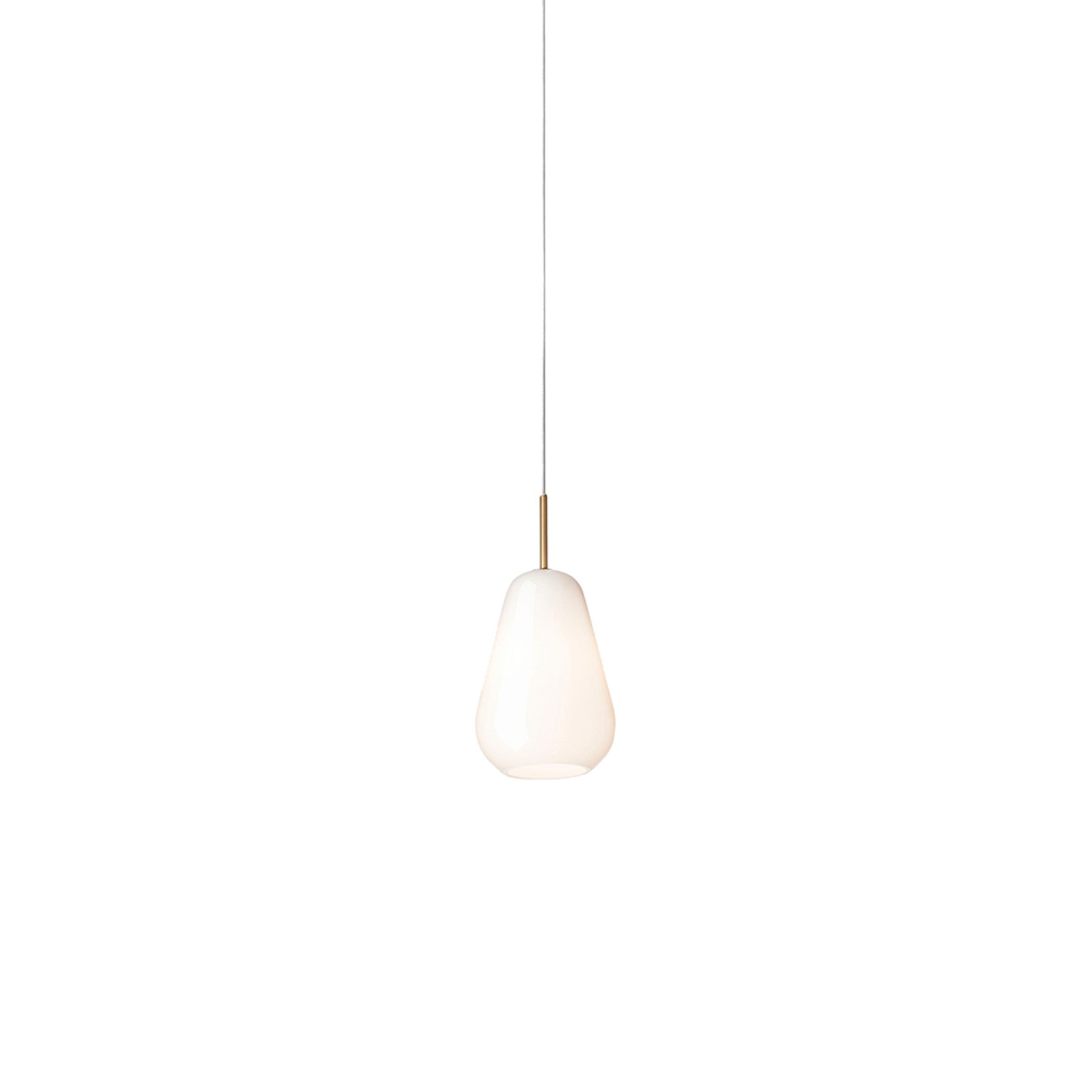 Anoli 1 Taklampa Small Nordic Gold/Opal White - Nuura