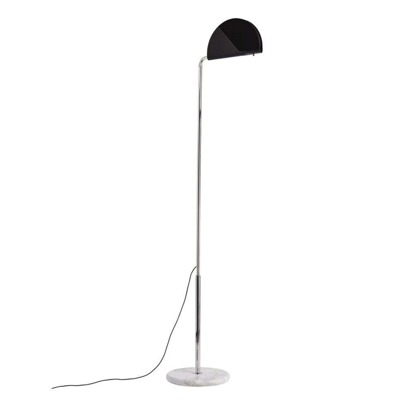 Mezzaluna Lampadar White Marble/Black - DCW