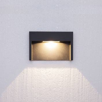 3 W LED wall light fixture Mitja, IP65
