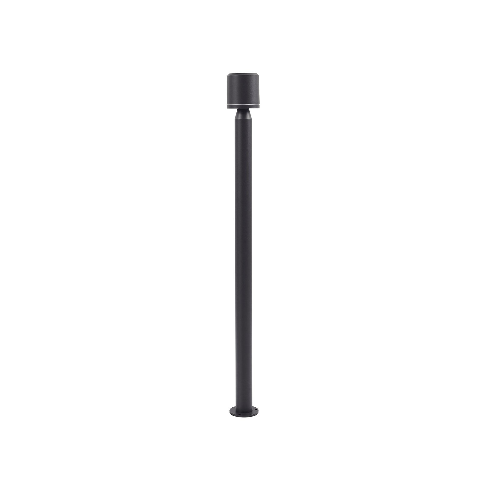 Lindby LED pathway light Amila, preto, alumínio, IP54