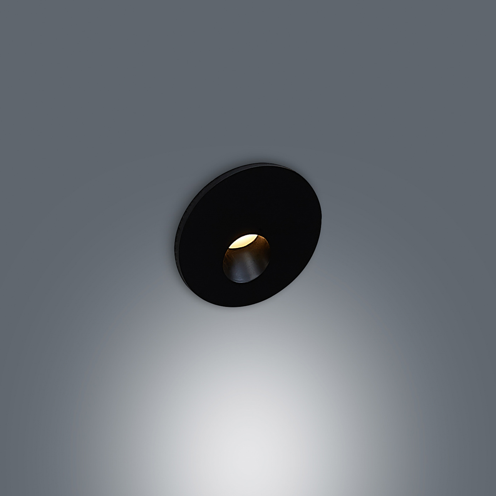 Arcchio Vexi spot LED incasso, rotondo, nero