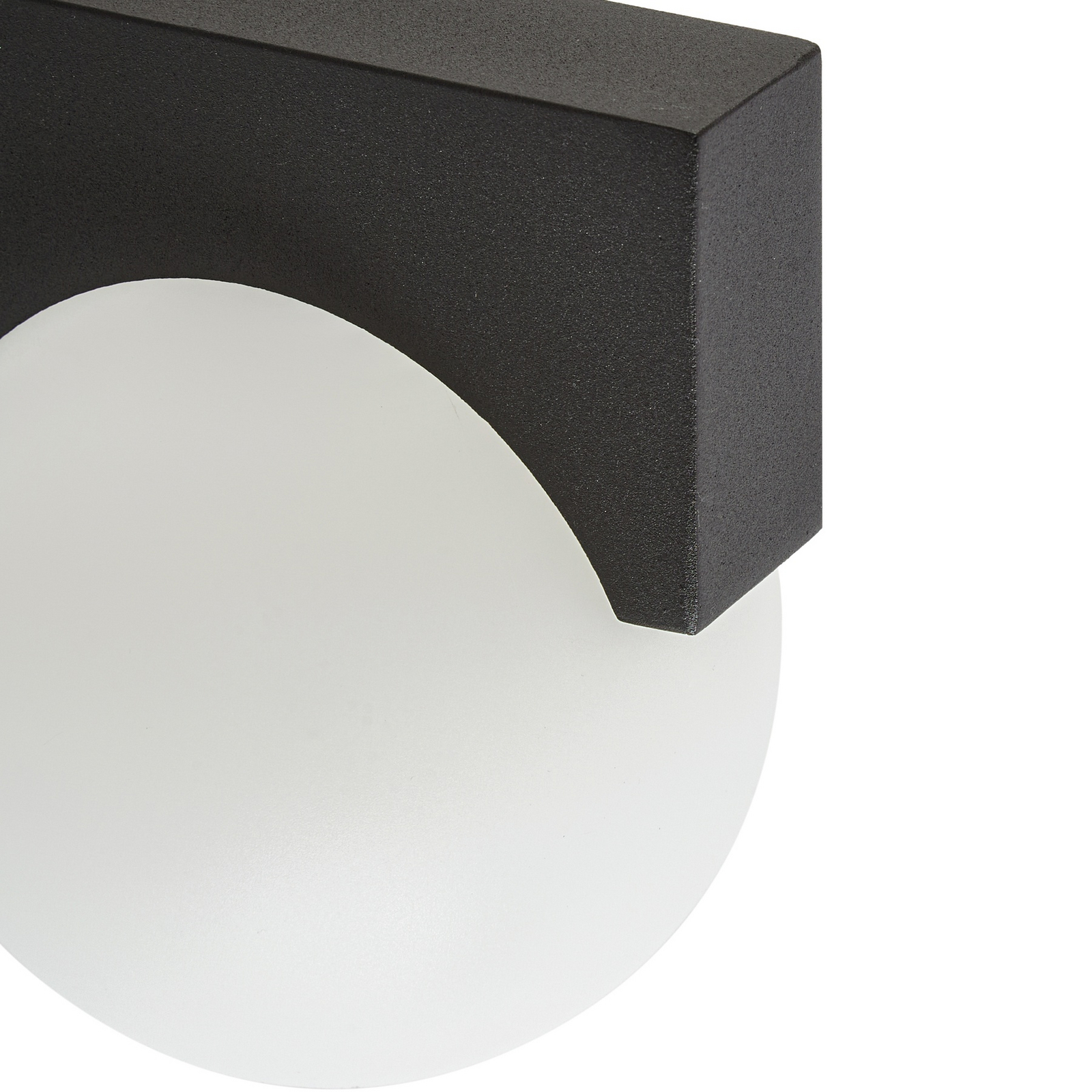 Candeeiro de parede exterior LED Vijon, preto, CCT, IP44 - Lucande