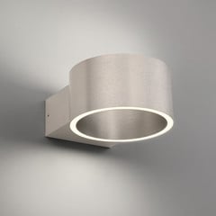 PURE LED seinavalgusti Clipse, alumiinium, alumiinium, Ø 15 cm