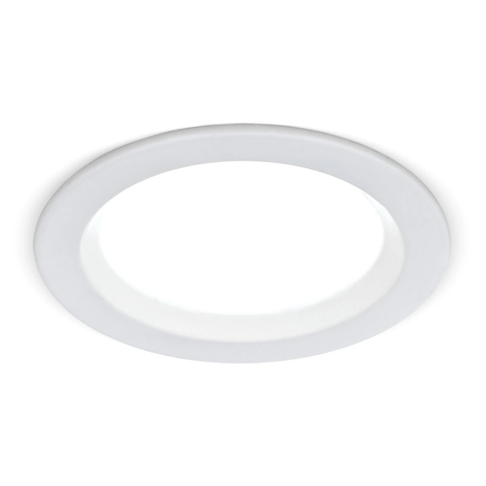 Dimmbare LED-Einbauleuchte Spock Ø 9 cm weiß