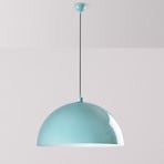Висяща лампа Kure, тюркоаз, метал, Ø 60 cm, E27