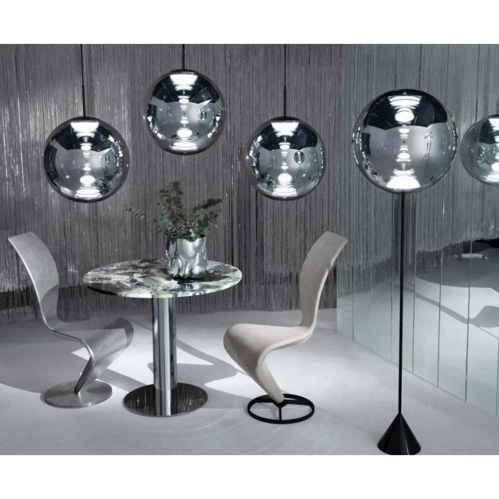 Globe Pendant Ø50 Chrome - Tom Dixon