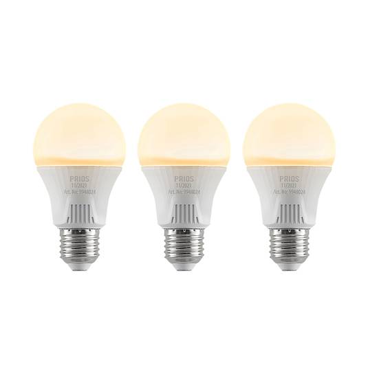 Lampada LED E27 A60 11W branco 3.000K Set de 3