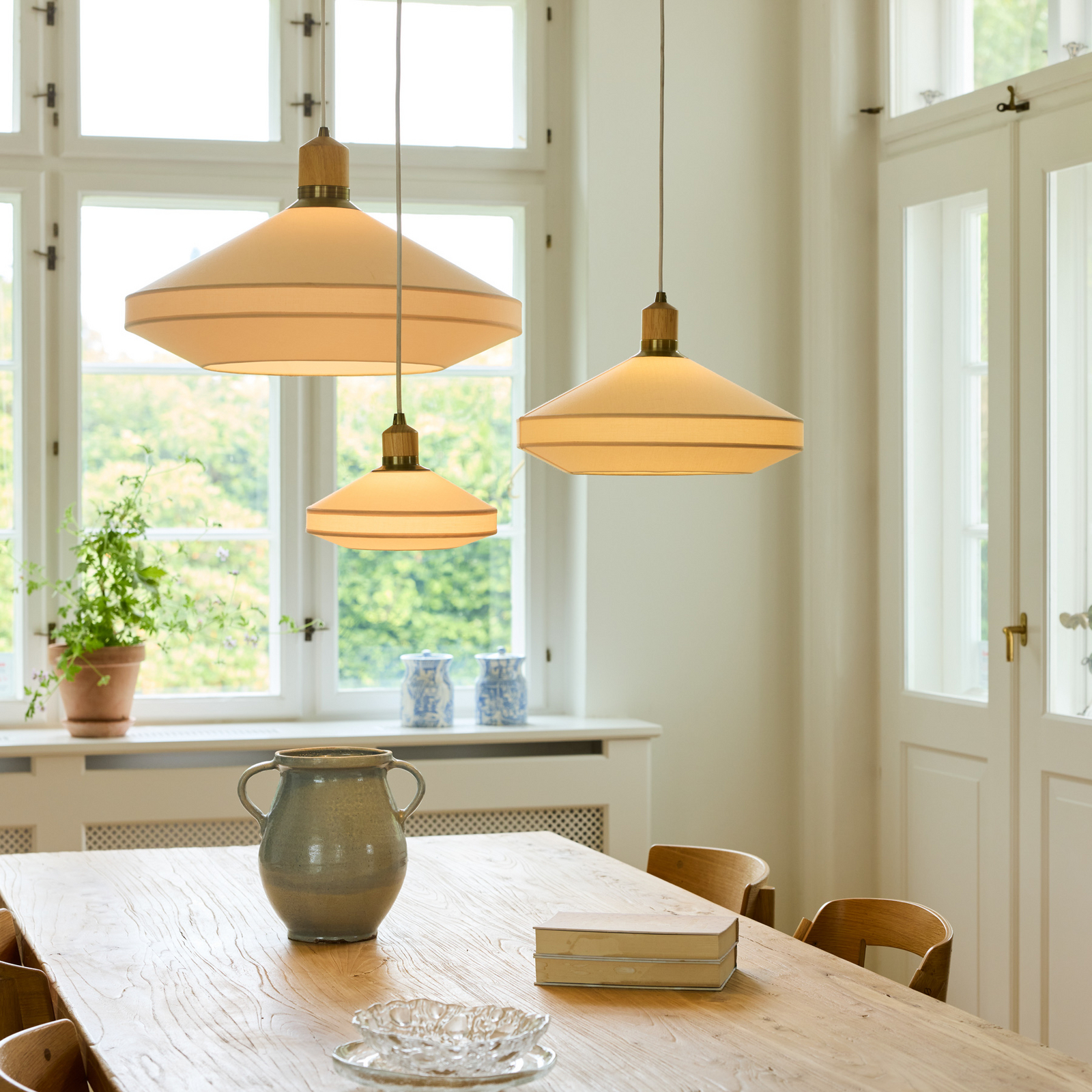 PARIS SOFT hanglamp, crème, textiel, Ø 24 cm - Halo Design PARIS SOFT hanglamp, crème, textiel, Ø 24 cm - Halo Design