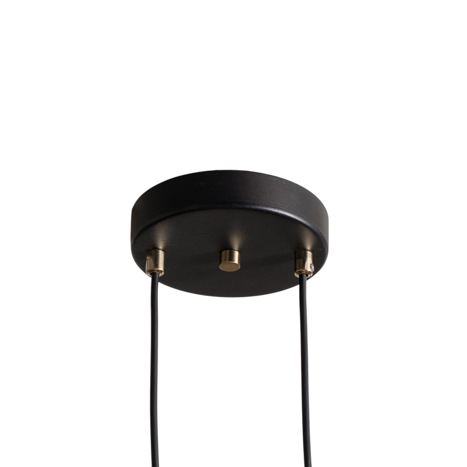 Hängelampe Lume schwarz/gold antik Länge 86 cm 6-flg. Metall