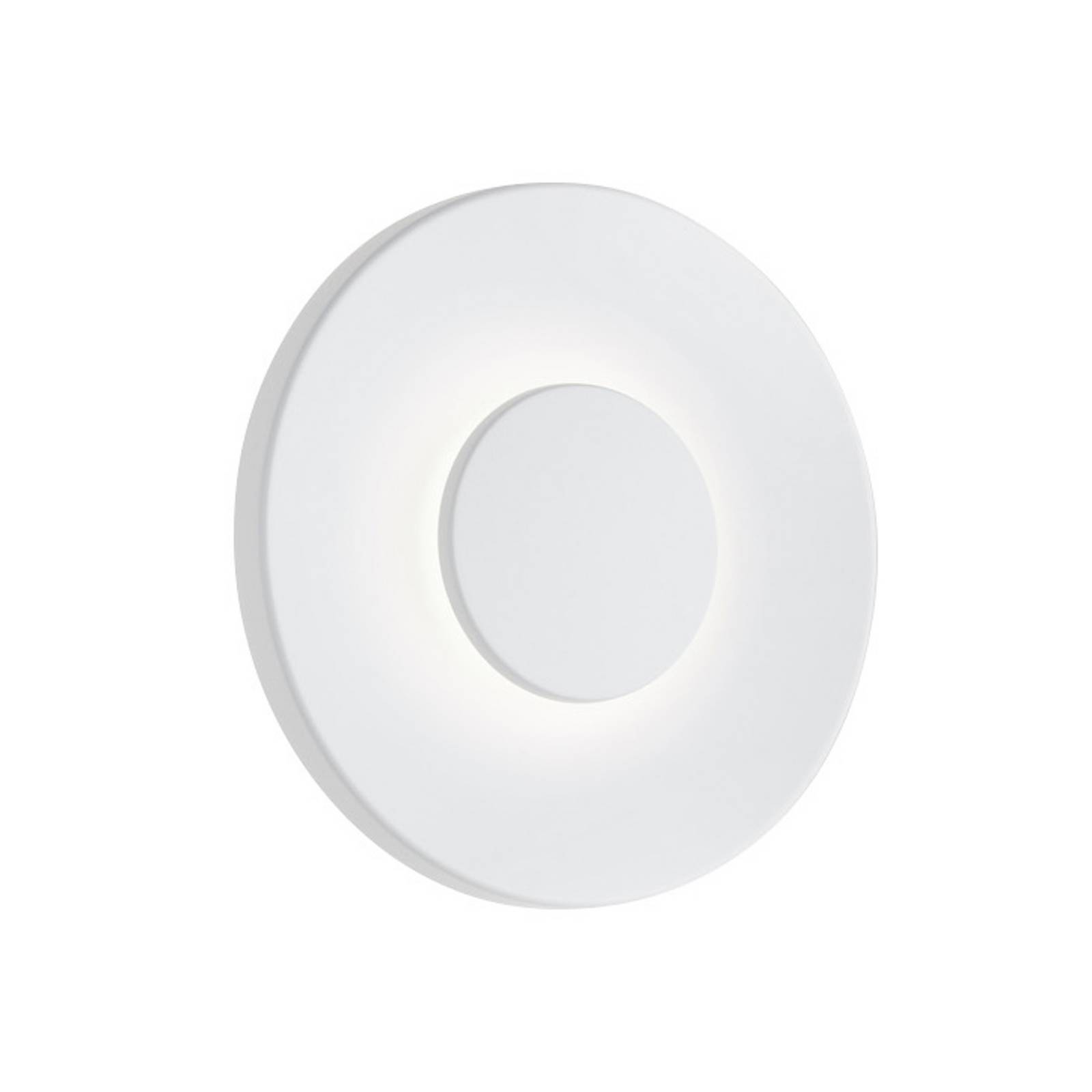 Helestra LED-Außenwandlampe BUD, dimmbar, weiß, IP65