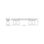OSRAM loftspotter MERCURY sort 4-Spot GU10-LED 927 dæmpbar
