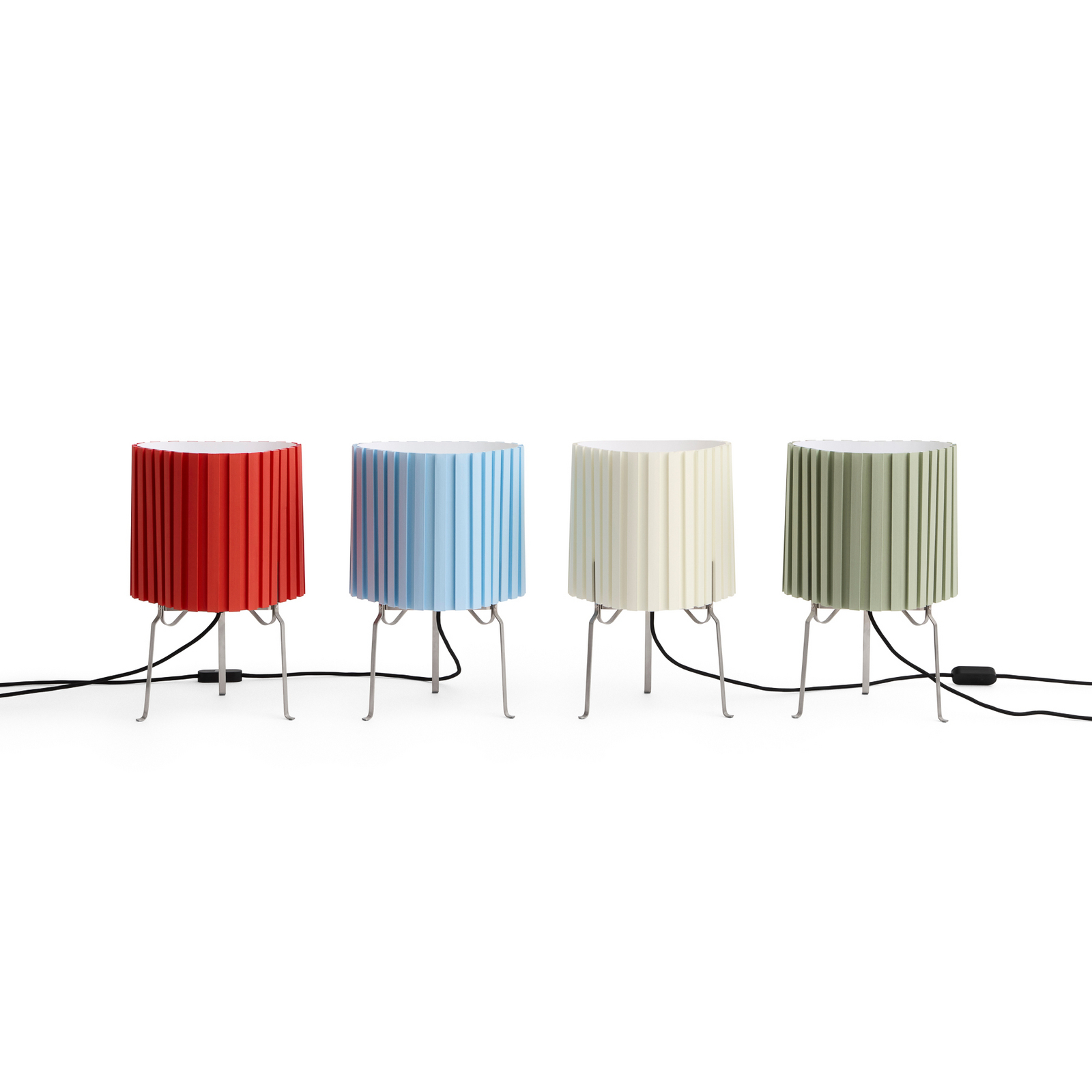 HAY laualamp Canelé, roheline, kõrgus 37 cm, E14, tekstiil HAY laualamp Canelé, roheline, kõrgus 37 cm, E14, tekstiil