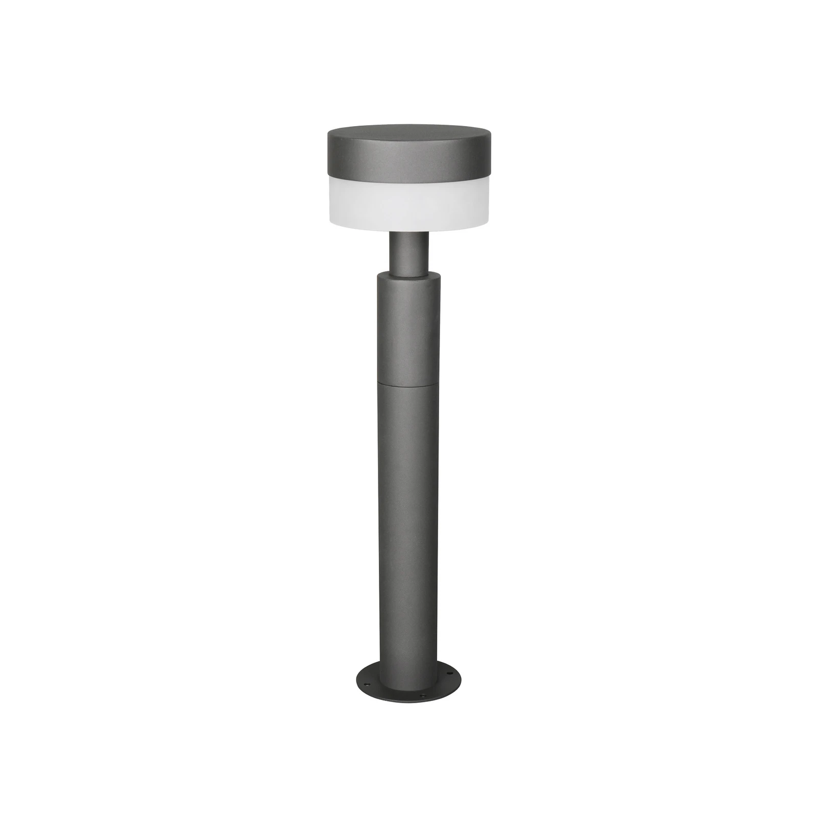 LED-Sockelleuchte Mackenzie, ύψος 50 cm, ανθρακί, χυτοσίδηρος
