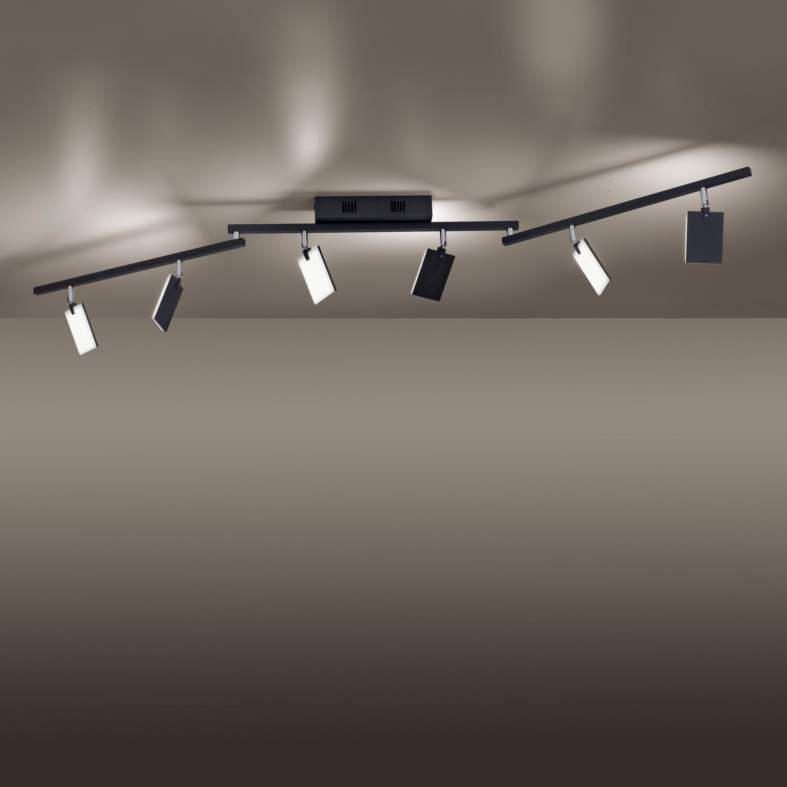 Mira Deckenlampe, black pearl, 6-flammig, Remote, CCT - PURE Mira Deckenlampe, black pearl, 6-flammig, Remote, CCT - PURE