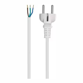 Cable conexion con interruptor blanco 