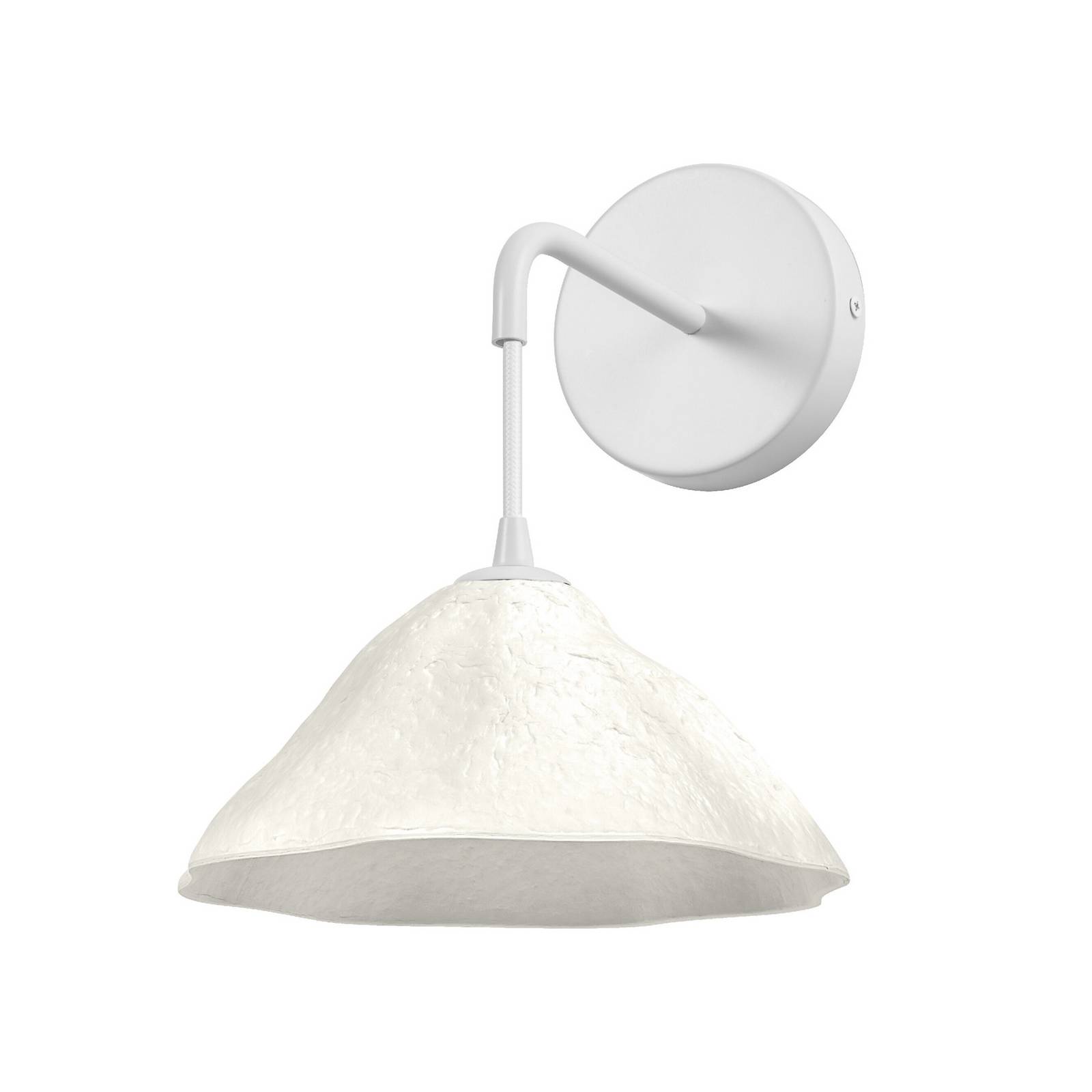 OSRAM Wandlampe Decor Lotus Leaf, 1-fl., weiß, Papier, E14