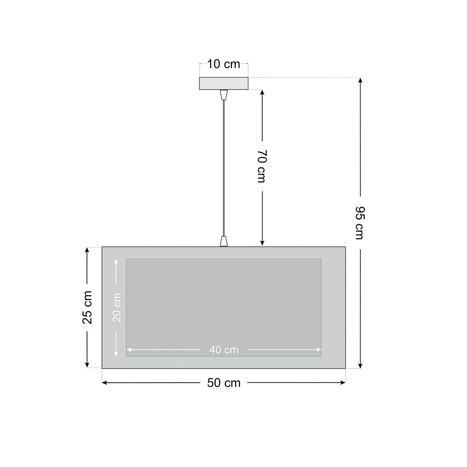 Lampa wisząca Duo Den Light, beżowa, Ø 50 cm, len, PVC
