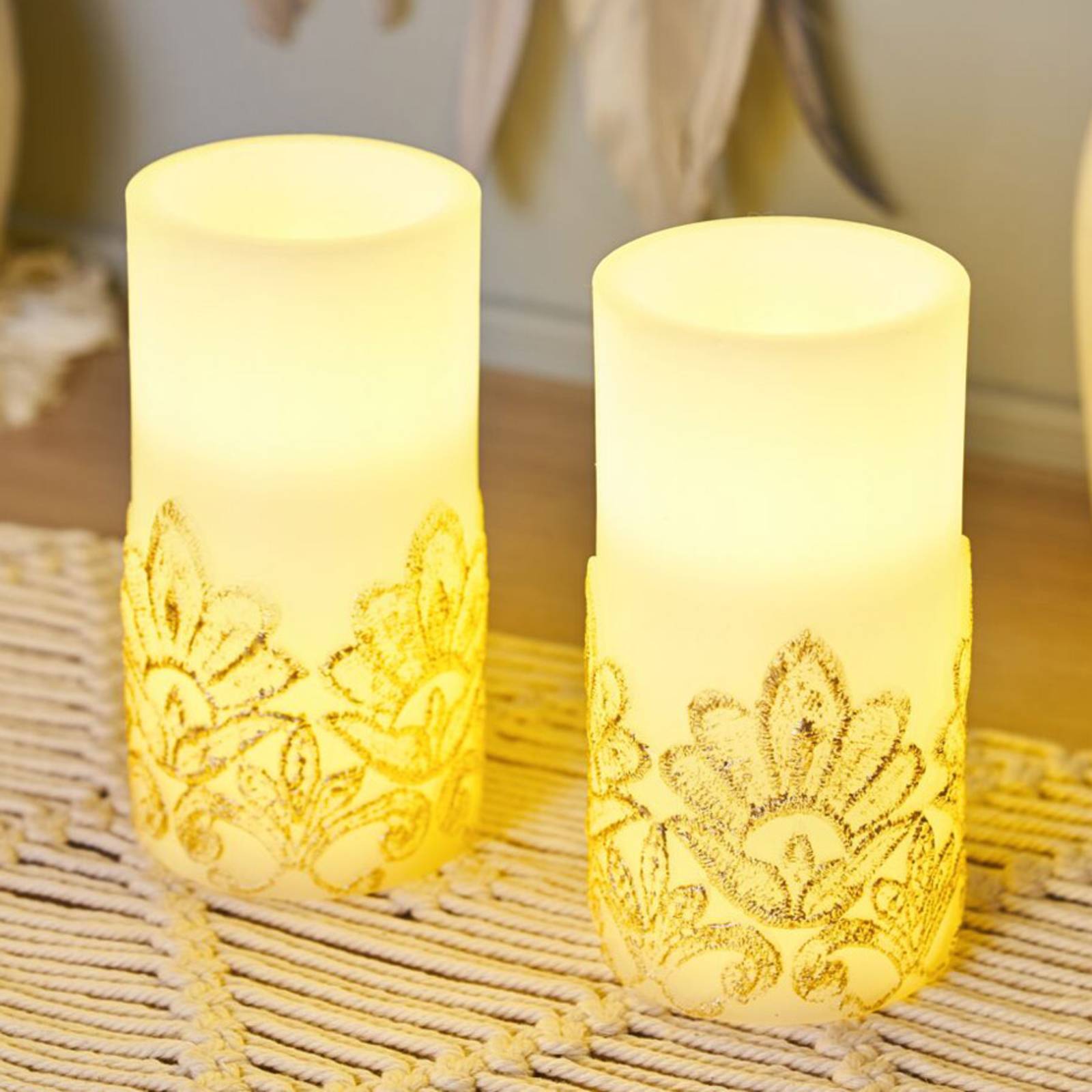 Pauleen Cosy Charm Candle bougies LED 2 en cire