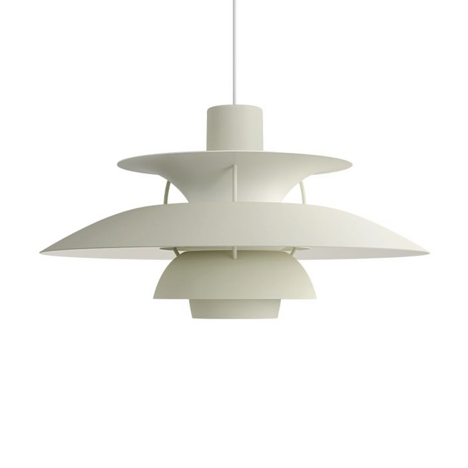 PH 5 Pendant Monochrome Pale Pewter - Louis Poulsen | Buy online