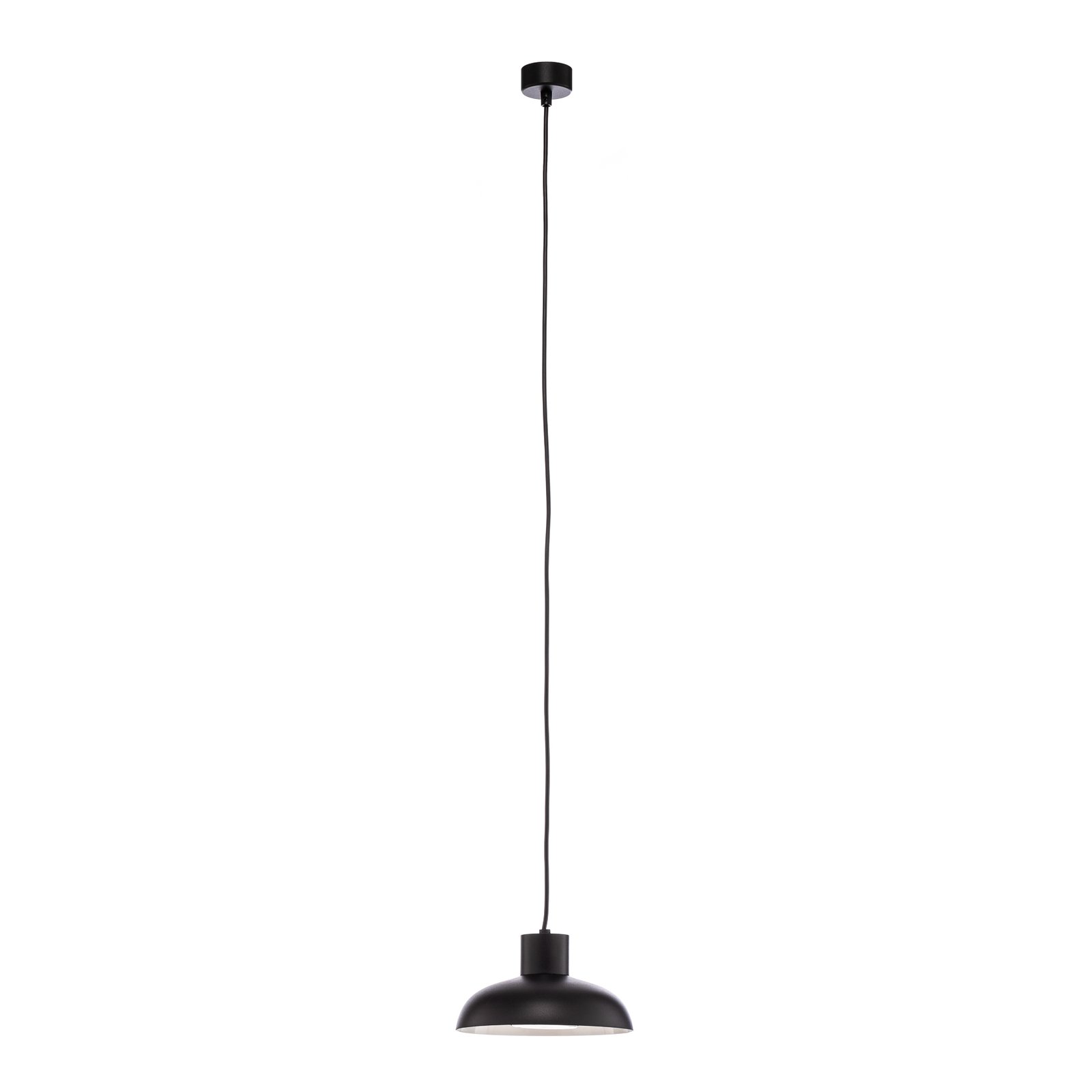 Suspension Linea, noire, à 1 lampe
