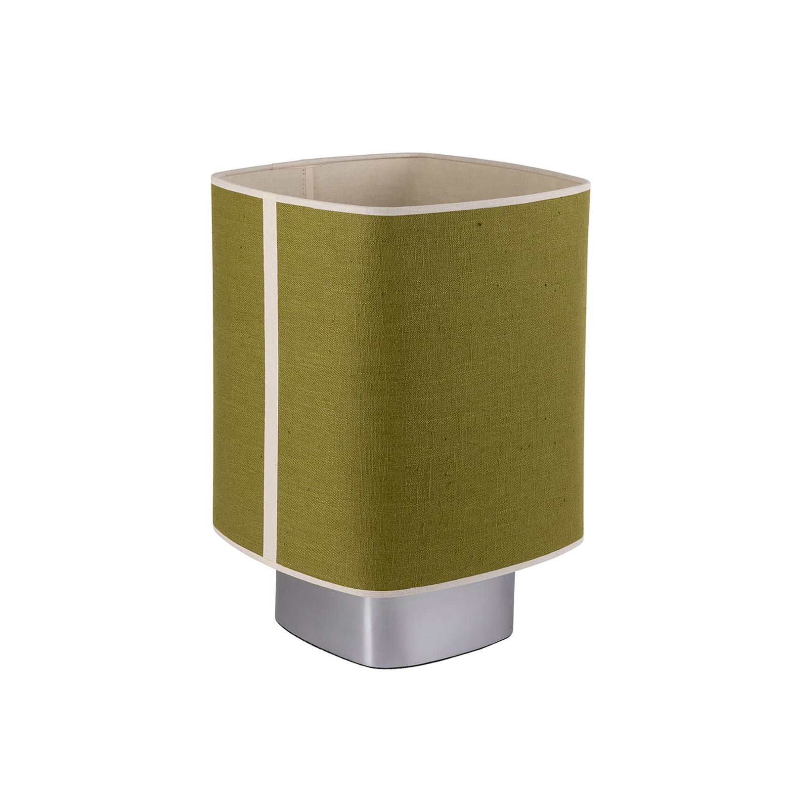 MARKET SET tafellamp Dolce, avocadogroen, linnen, E27