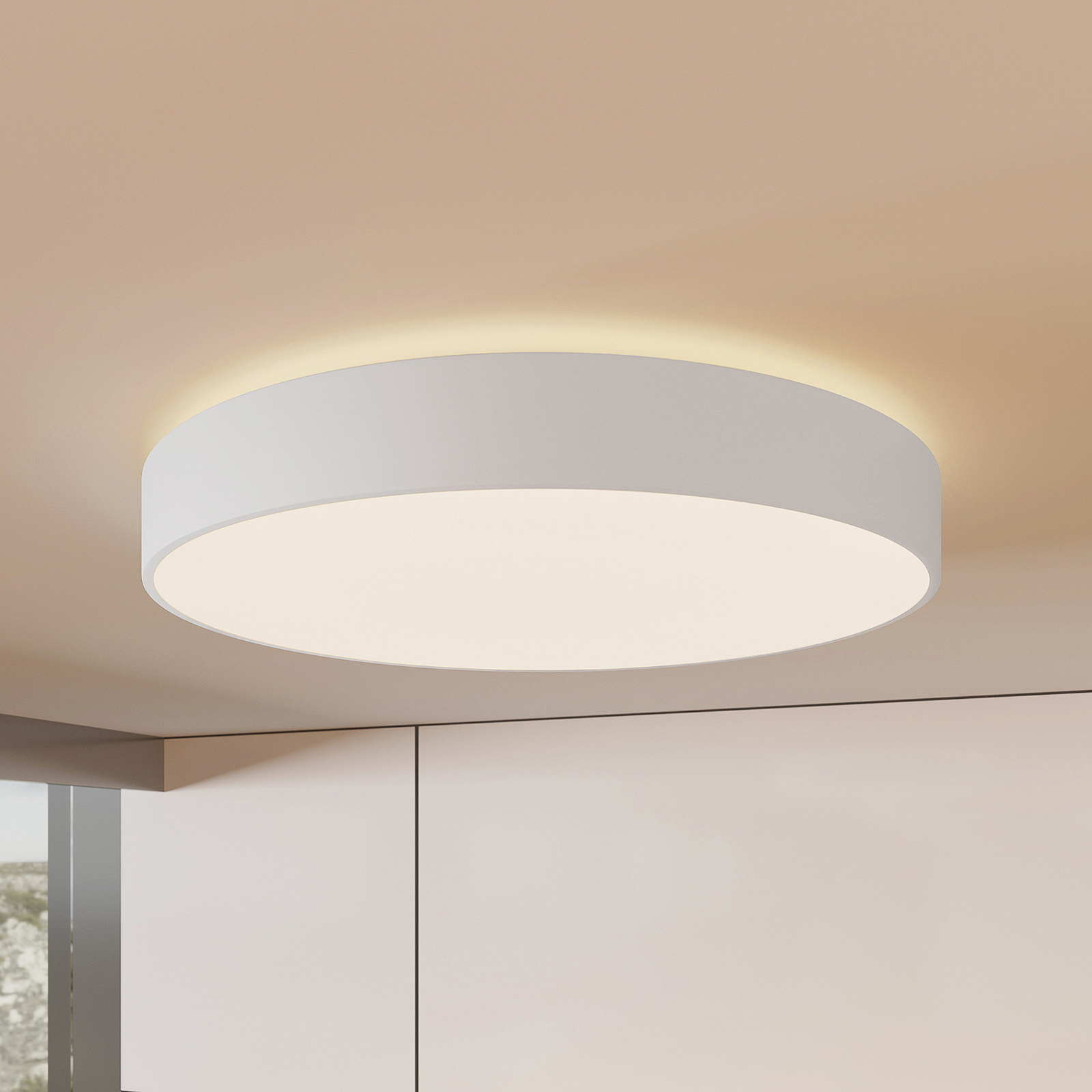 Arcchio Vanida LED ceiling lamp, white, 60 cm