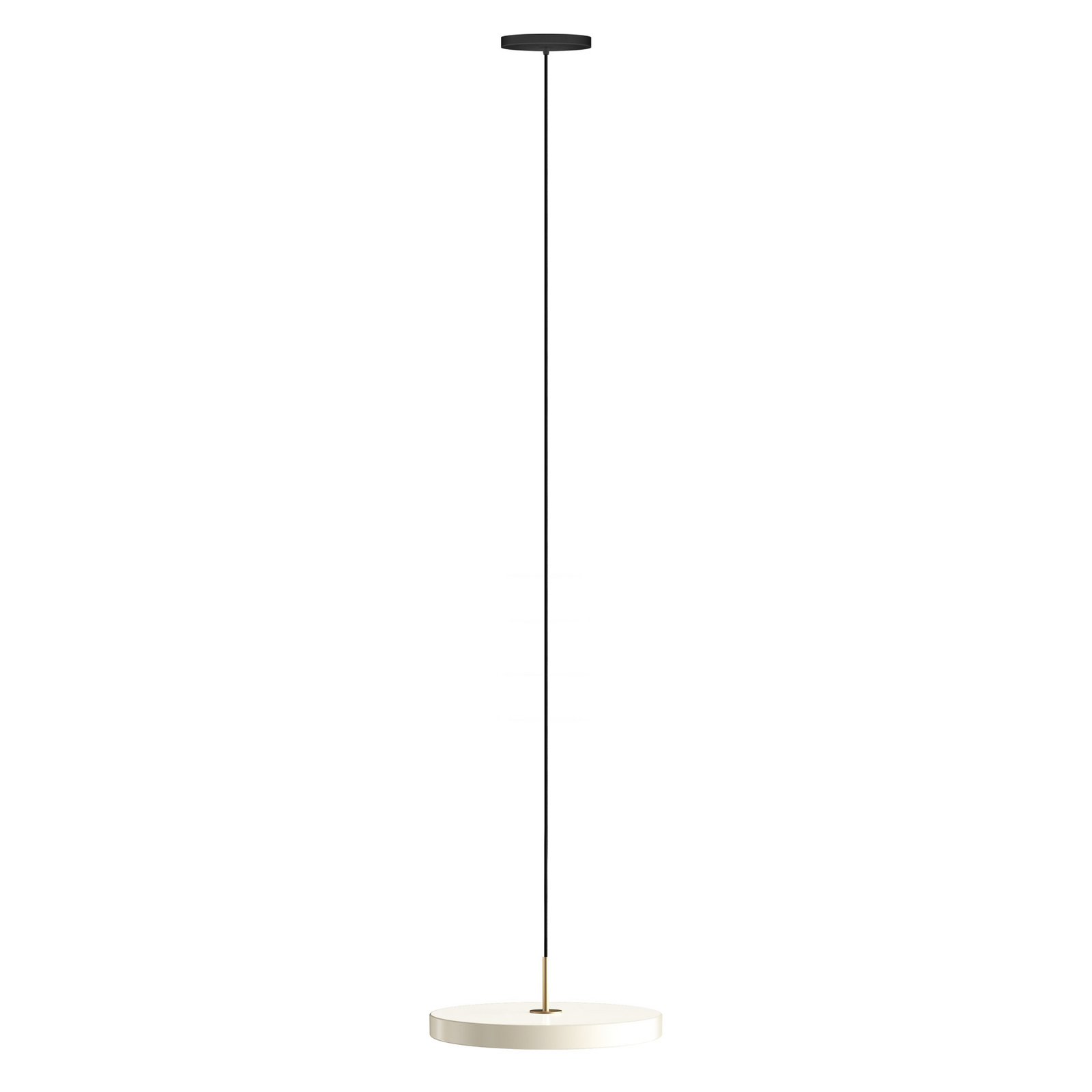 Asteria Medium LED-hængelampe perlemor/messing 43 cm - UMAGE